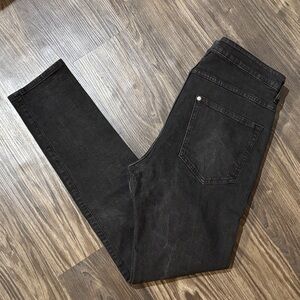 H&M black denim skinny jeans